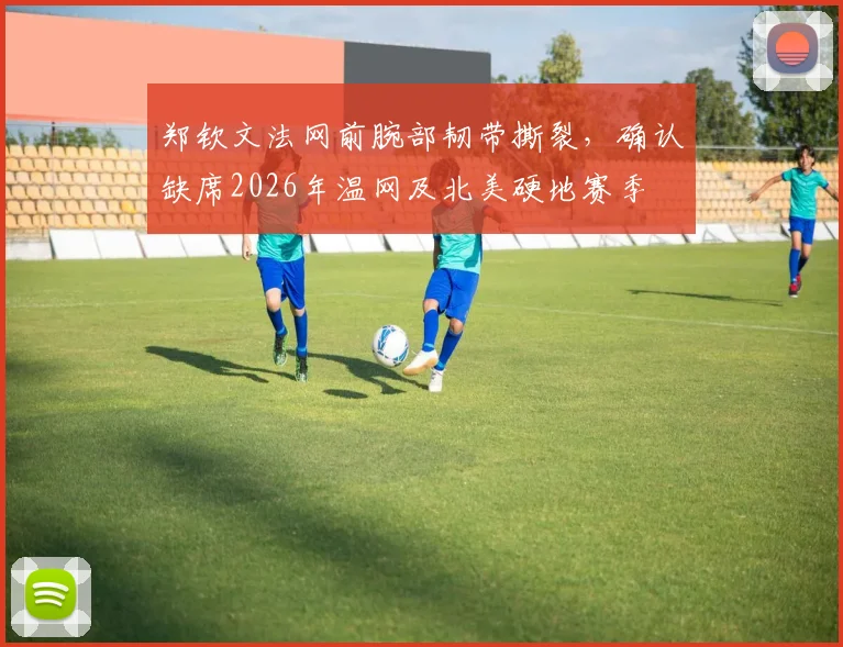 郑钦文法网前腕部韧带撕裂，确认缺席2026年温网及北美硬地赛季